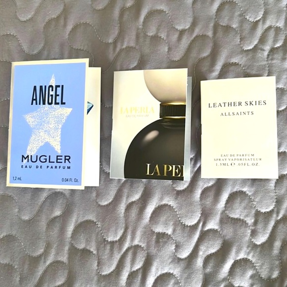 Set of 3 Samples New Mugler • La Perla • AllSaints